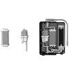 Multifunktions alkalische Wasser Ionisator hohe Qulität für Haushalt täglich Getränkwasser 